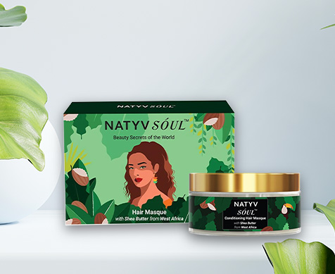 Natyv Soul Hair Masque with Shea Butter From West Africa
